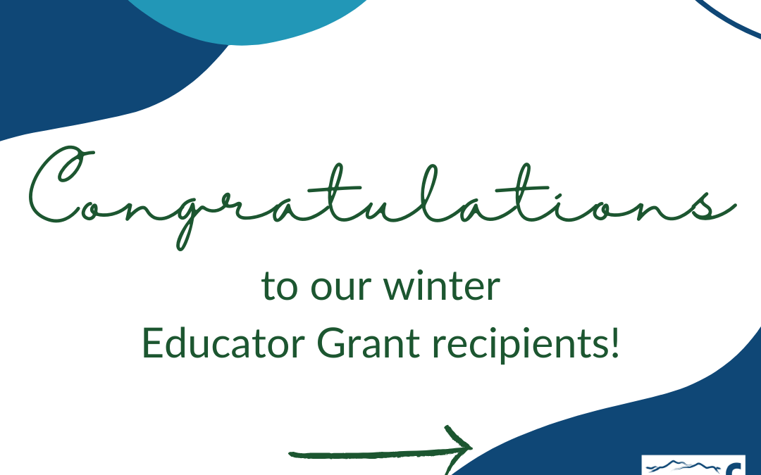 Winter Educator Grant Recipients